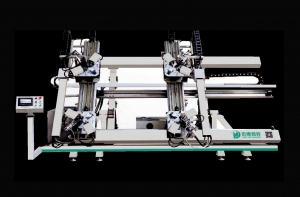 LJJZ4-CNC-100×1800×3000立式四頭數(shù)控組角機(jī)